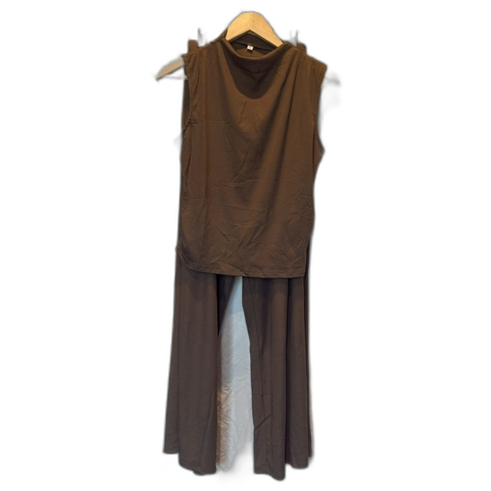 Source Unknown Brown Jumpsuit - image 1